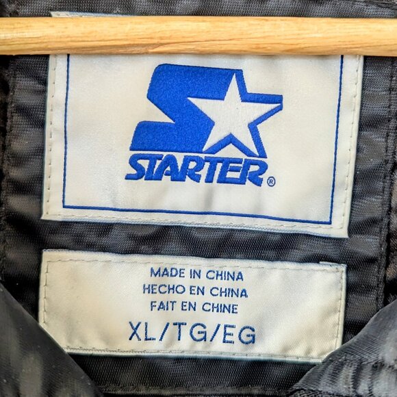 Men's Las Vegas Raiders Starter Full-Snap Varsity Jacket - Picture 3 of 5